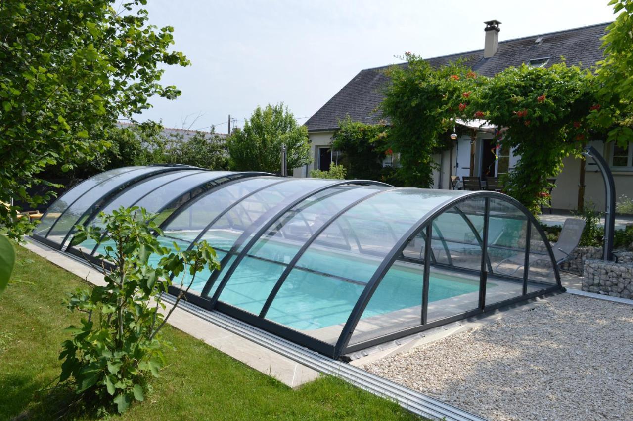 Au Coeur Du Bien-Etre, Chalet Avec Piscine Chauffee Et Couverte, Spa, Sauna, Massages Monteaux Ngoại thất bức ảnh