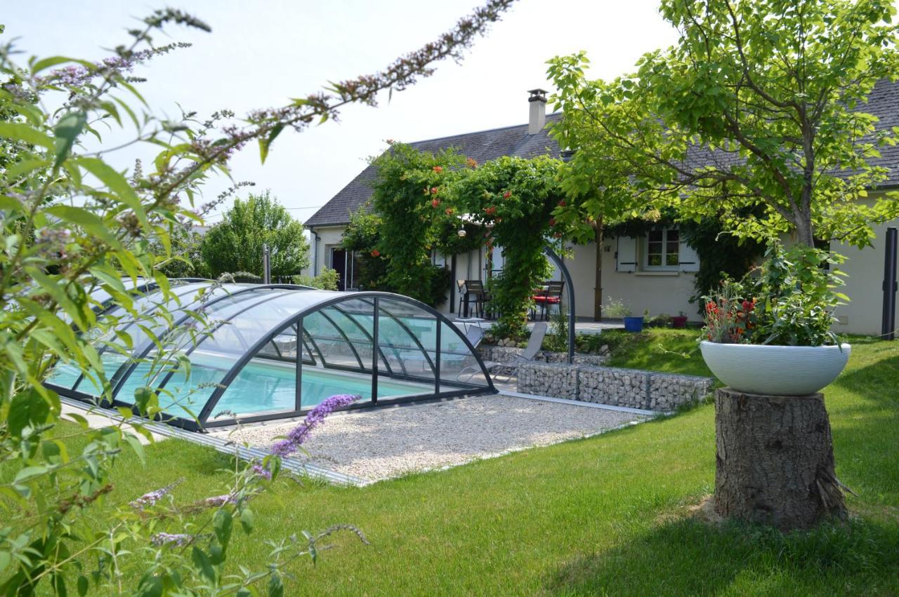 Au Coeur Du Bien-Etre, Chalet Avec Piscine Chauffee Et Couverte, Spa, Sauna, Massages Monteaux Ngoại thất bức ảnh