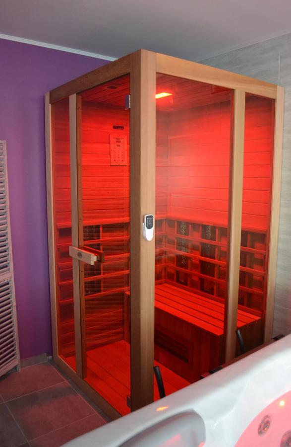 Au Coeur Du Bien-Etre, Chalet Avec Piscine Chauffee Et Couverte, Spa, Sauna, Massages Monteaux Ngoại thất bức ảnh